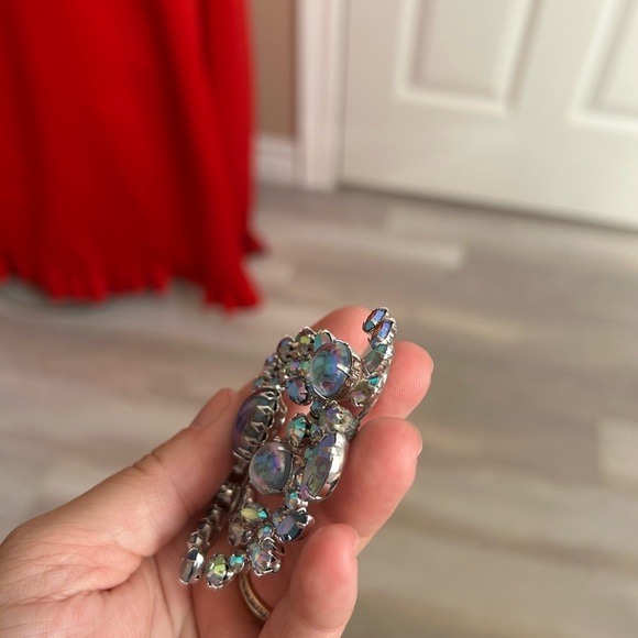 AB boralis 1950 CONTINENTAL Iridescent Crystal Jewelry Set 😍 - Picture 6 of 12